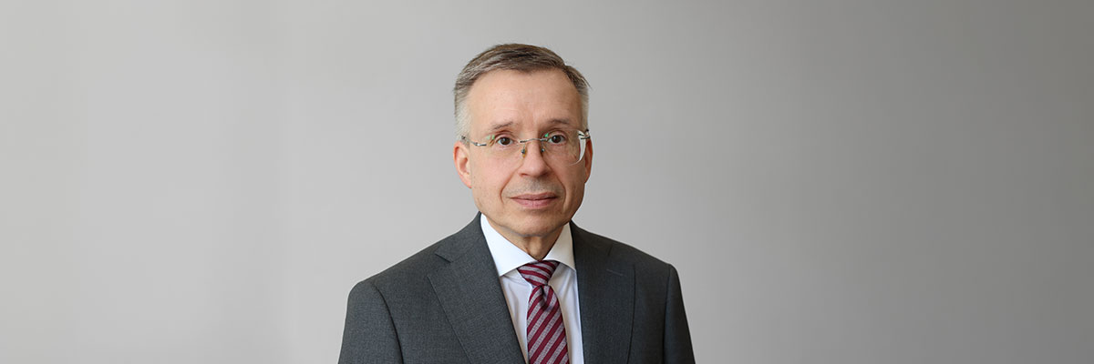 Porträt des Staatssekretärs Frank Stolper